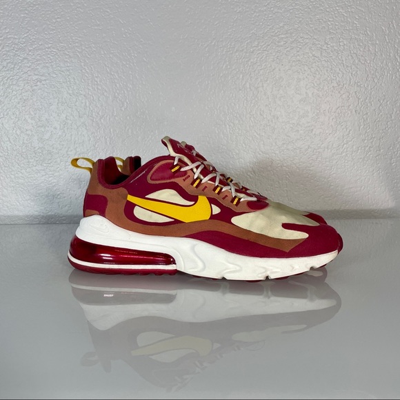 Nike Other - Men's Nike Air Max 270 React Running Shoes Noble Red / Sulfur Sz 10 AO4971 601